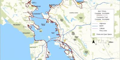 San Francisco bay trail haritası