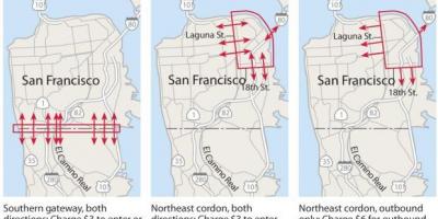 San Francisco haritası gişelerinden