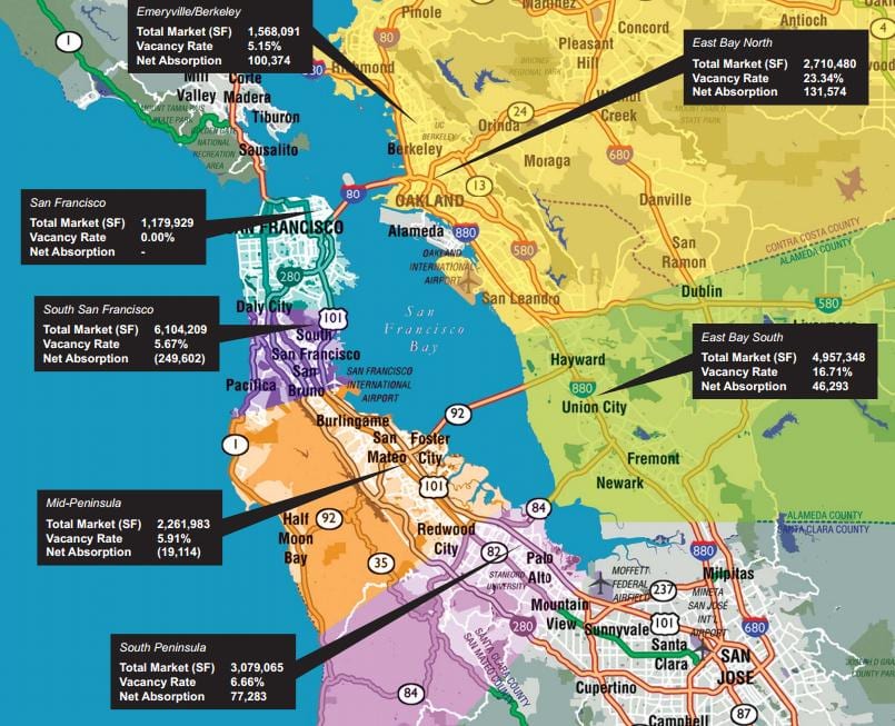 Bay area gayrimenkul haritası