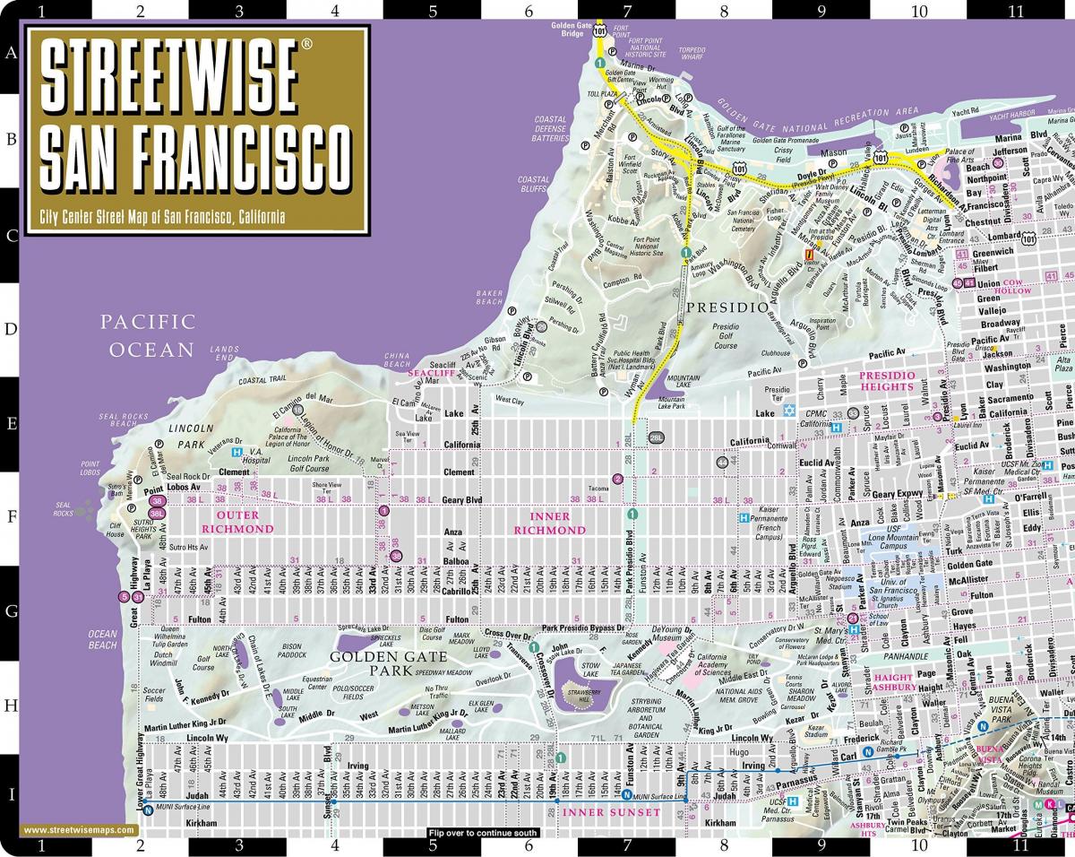 Google, San Francisco haritası 