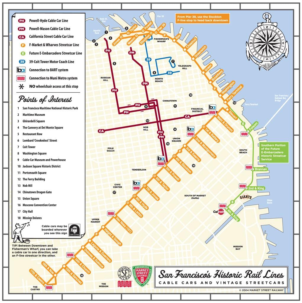 San Fran trolley göster