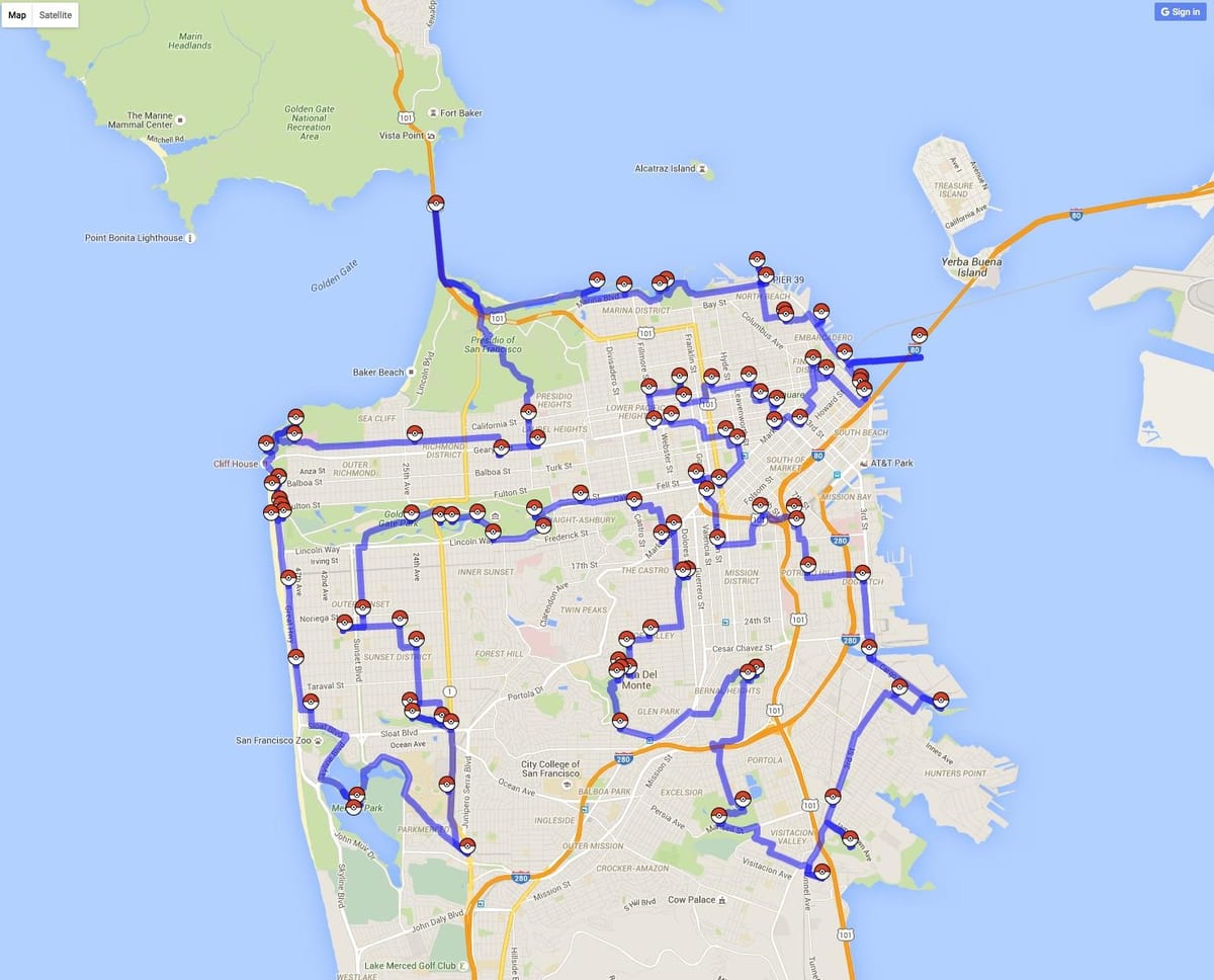 San Francisco pokemon göster