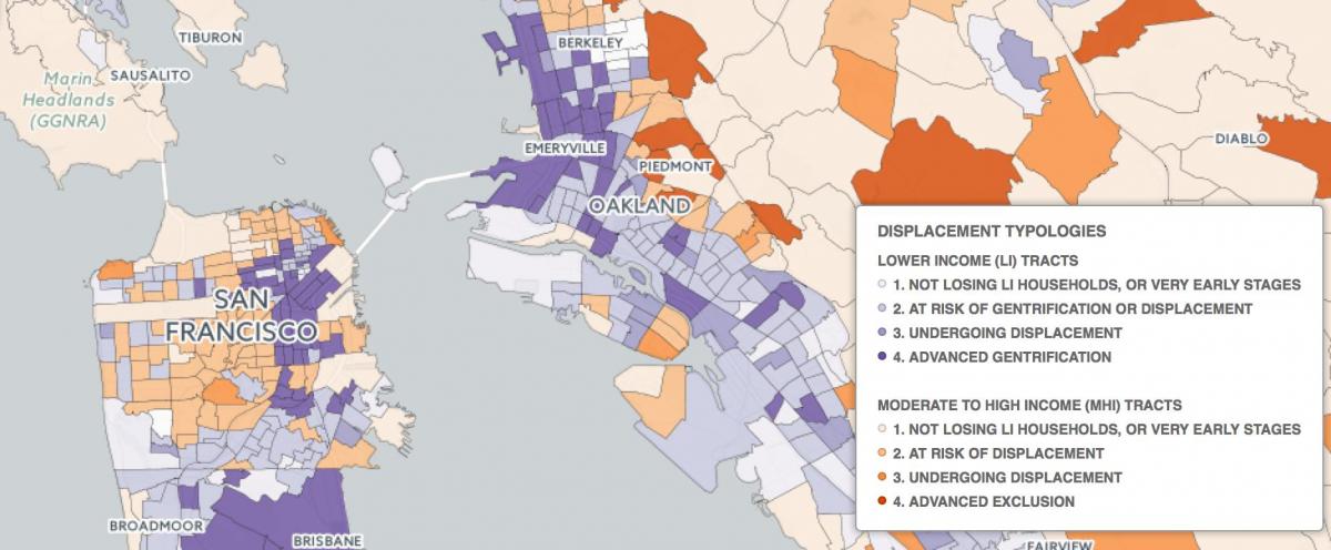 San Francisco haritası soylulaştırma