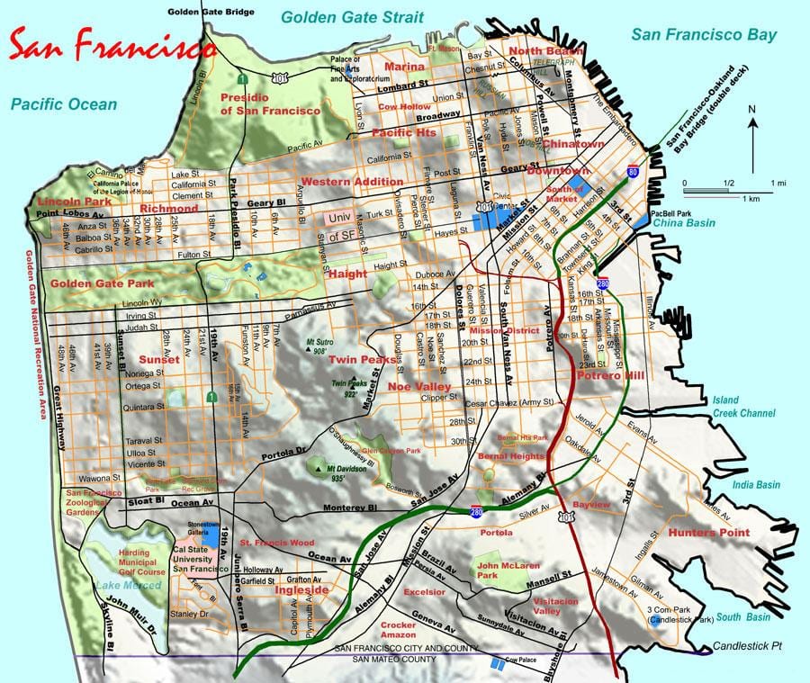 San Francisco ap yükseklik