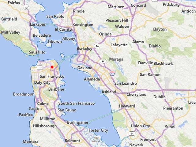 San Francisco yakınlarındaki california şehirleri göster