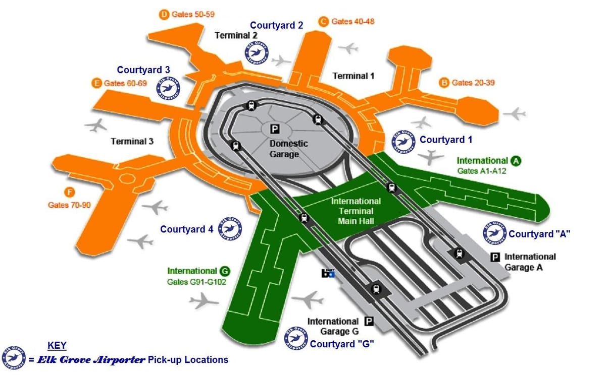 SFO ınternational terminal geliş göster
