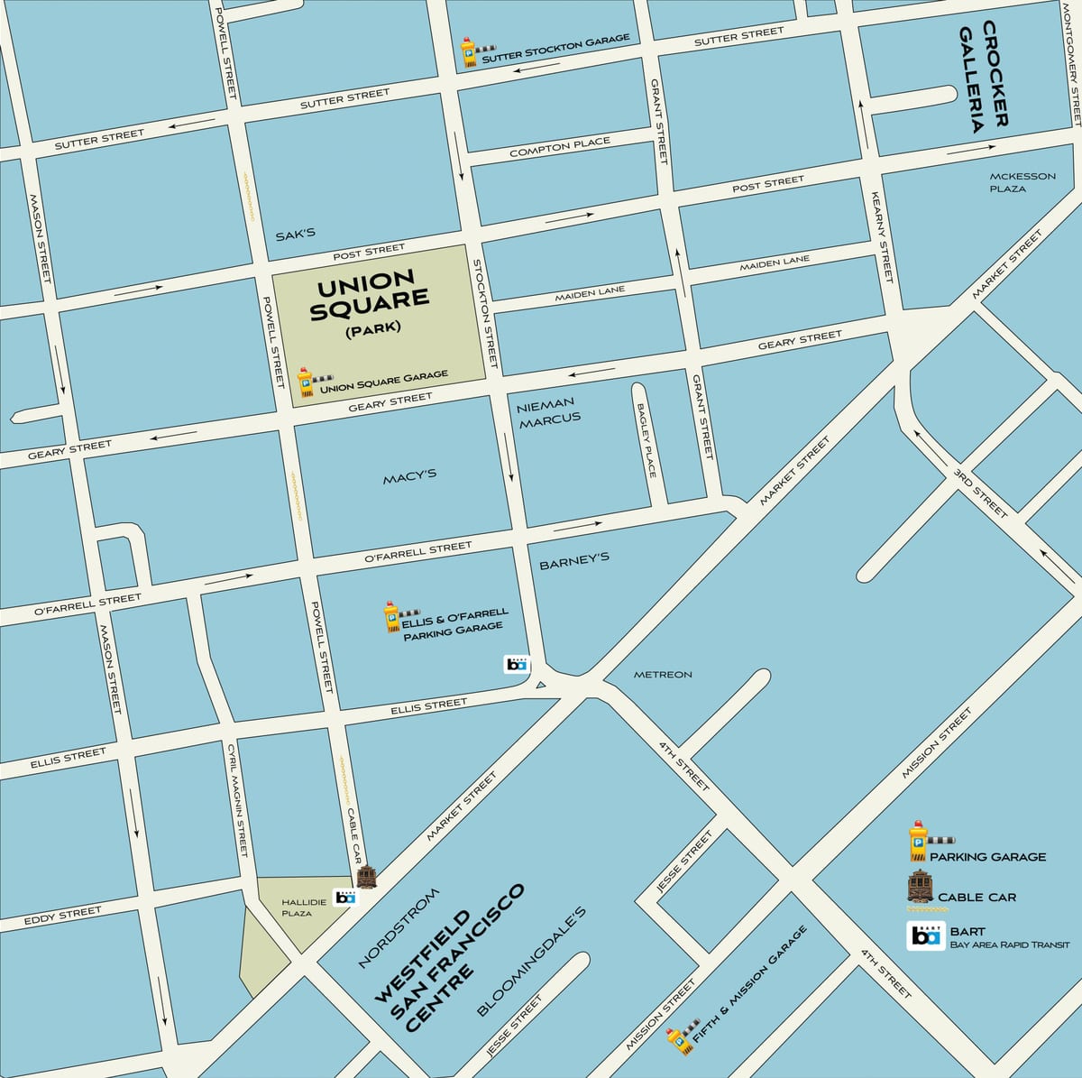 San Francisco alışveriş göster