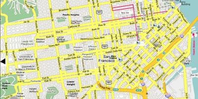 İlgi göster, San Francisco yerler 