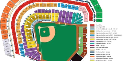 SF giants Stadyumu oturma göster 