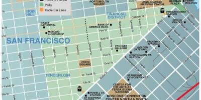 Birlik harita square area, San Francisco