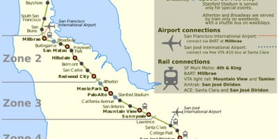San Francisco caltrain göster