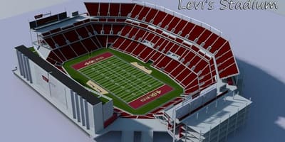 Levi's stadium 3d harita