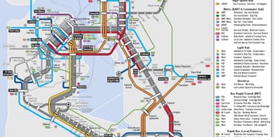 San Francisco toplu taşıma göster