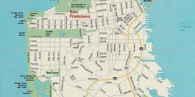 San Francisco ana konumlar göster 
