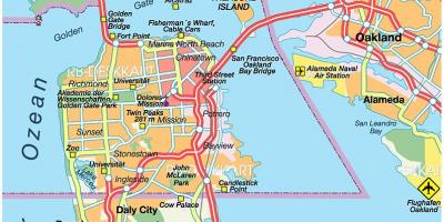 San Francisco county haritası 