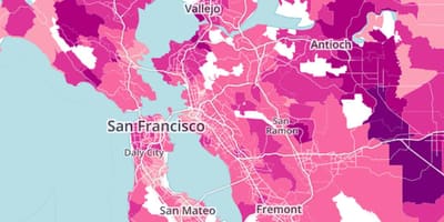 Bay area gayrimenkul haritası 