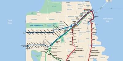 San Francisco muni harita uygulaması