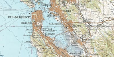 Sovyetler San Francisco haritası 