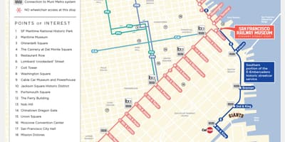 San Francisco Teleferik zamanlama göster
