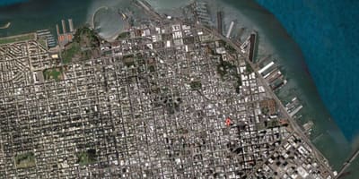 San Francisco uydu haritası 