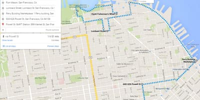 San Francisco yürüyüş turları göster