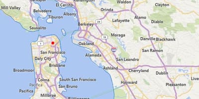 San Francisco yakınlarındaki california şehirleri göster 