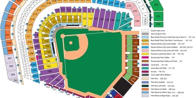 San Francisco giants koltuk haritası