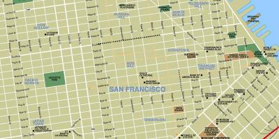 Turistik harita San Francisco