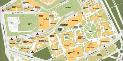 San Francisco state Üniversitesi kampüs haritası