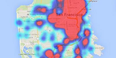 Isı haritası San Francisco